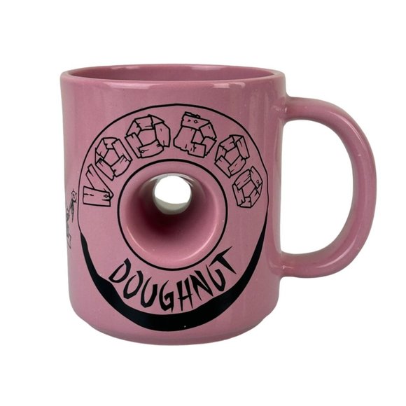 Voodoo Doughnuts Other - Voodoo Doughnuts Pink Magic In the Hole Novelty Restaurant Coffee Mug USA Gift